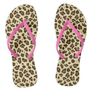 Fun Leopard Print Thongs