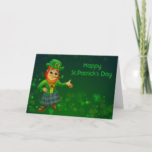 Fun Leprechaun St. Patricks Day Humour  Card