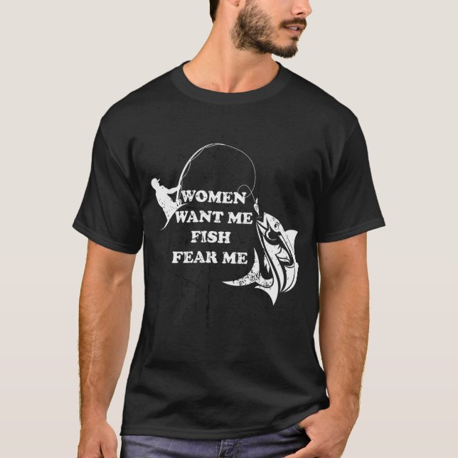 Fun Lets Go Fishing T-Shirt (Front)