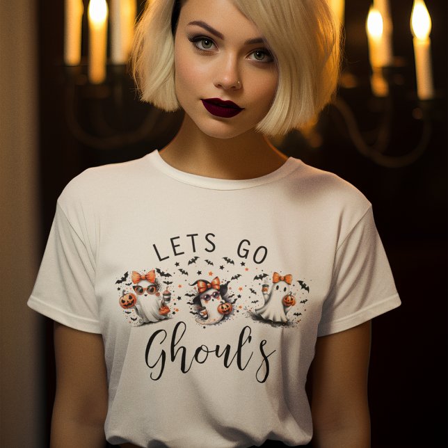 Fun Lets Go Ghouls Halloween T-Shirt (Creator Uploaded)
