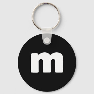 Fun Letter M Groups Halloween Team Groups Costume Key Ring