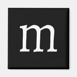 Fun Letter m Halloween Costumes Magnet