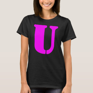 Fun Letter U Alphabet Teacher Kindergarten  T-Shirt