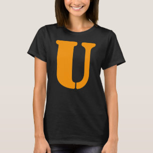 Fun Letter U Alphabet Teacher Kindergarten T-Shirt