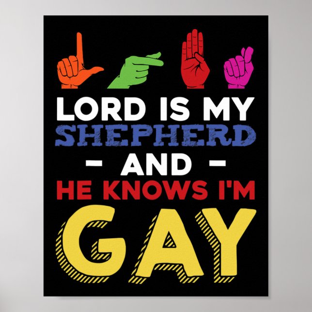 Fun LGBT Gay Pride Month Awareness ASL Sign Langua (Front)