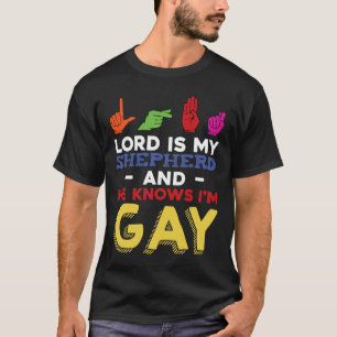 Fun LGBT Gay Pride Month Awareness ASL Sign Langua T-Shirt