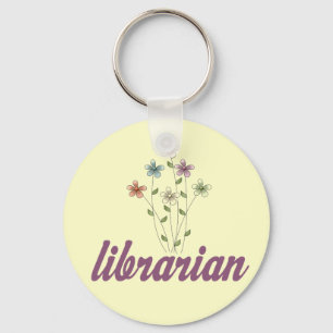 Fun Librarian Key Ring