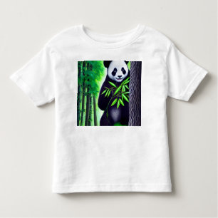 Fun Little Panda Bear Toddler T-Shirt