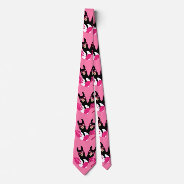Fun Llama Alpaca Accessories Tie (Front)