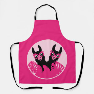 Fun Llama Alpaca Best Friends Apron