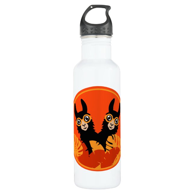 Fun Llama Alpaca Home And Living 710 Ml Water Bottle (Front)