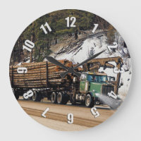 Fun Log In - Log Out Logging Trucker Art Design