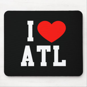 Fun Love Atlanta Georgia Souvenir Vacation Atl Gif Mouse Pad