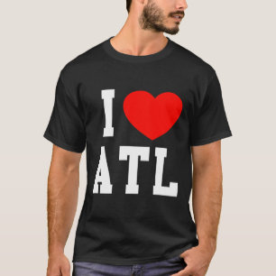 Fun Love Atlanta Georgia Souvenir Vacation Atl Gif T-Shirt