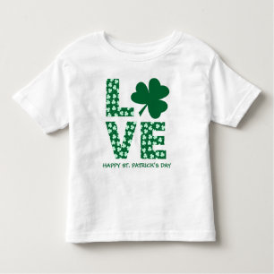  Fun Love Shamrock Child's St. Patrick's Day    Toddler T-Shirt
