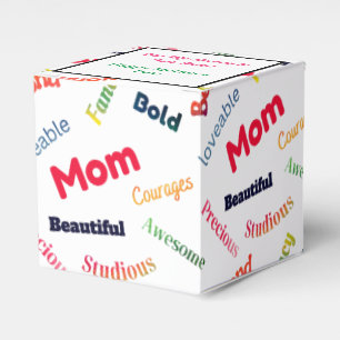 Fun-loving Mother’s Day Text Favour Box
