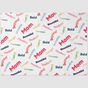 Fun-loving Mother’s Day Text Tissue Paper