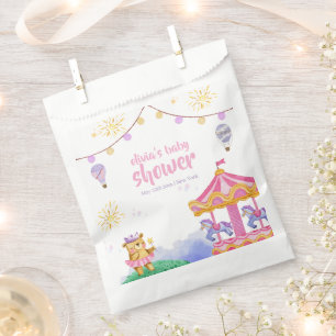 Fun Magical Hot Air Balloon Carousel Baby Shower Favour Bag