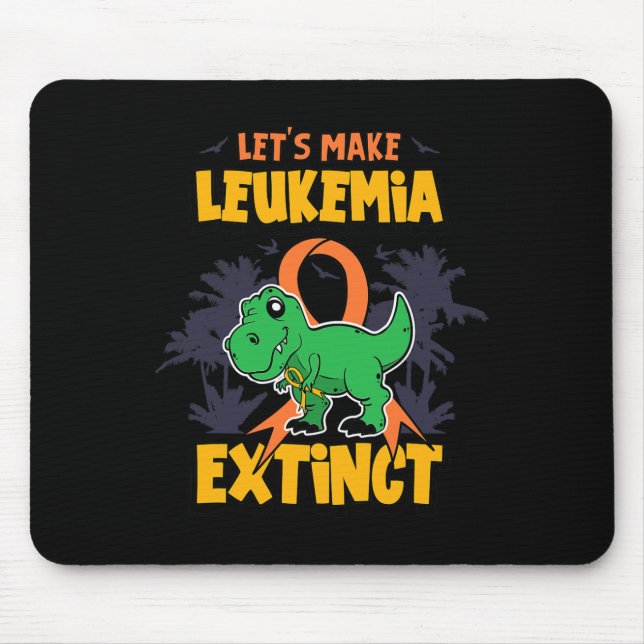 Fun Make Leukaemia Extinct Design  Mouse Pad (Front)