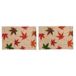 FUN Maple Leaves on Cardboard Box Pillowcase
