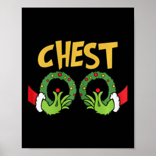 Fun Matching Chestnuts Couples Christmas Family Ho Poster