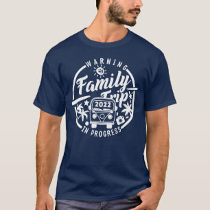 Fun Matching Family Roadrip 2022 Camping RV Van fu T-Shirt