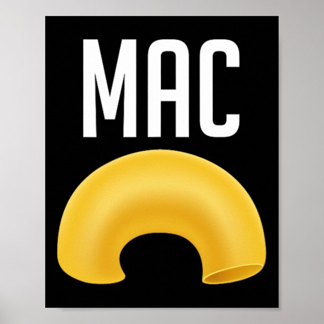 Fun Matching Macaroni and Cheese Halloween Costume Poster (Front)