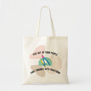 Fun Math Teacher Canvas Tote Gift Bag