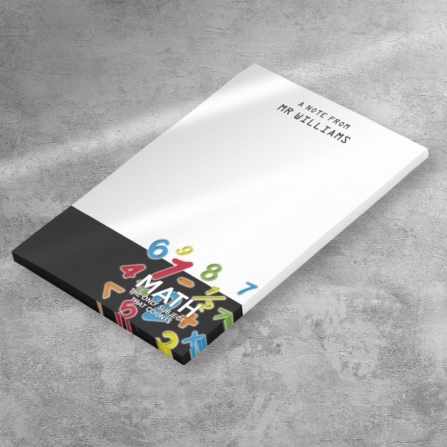 Fun Math The Only Subject That Counts Post-it Notes (Fun Math The Only Subject That Counts Post-it Notes)