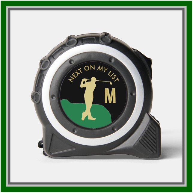 Fun Men's Golf Theme Name Monogram 1 (Creator Uploaded)