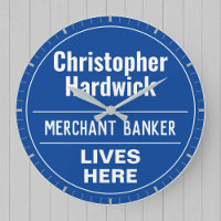 Fun Merchant Banker Wall Plaque Style