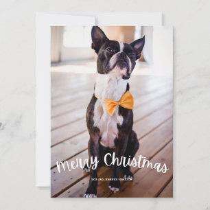 Fun Merry Christmas Photo Christmas Holiday Card