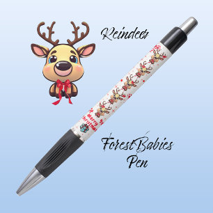 Fun Merry Christmas Reindeer Cartoon Xmas Deer 🦌✨