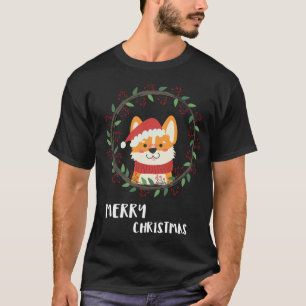 Fun Merry Christmas Santa Puppy T-Shirt