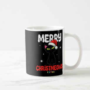 Fun Merry Christmeows Jolly Cat Christmas Kids Coffee Mug