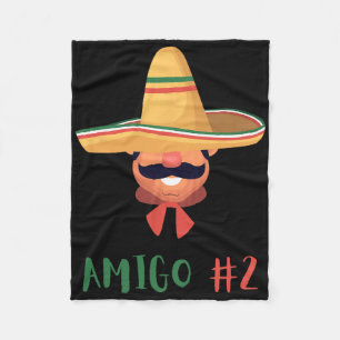 Fun Mexican Amigo #2 Group Matching Diy Halloween Fleece Blanket