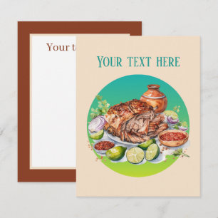 Fun Mexican food add text Card