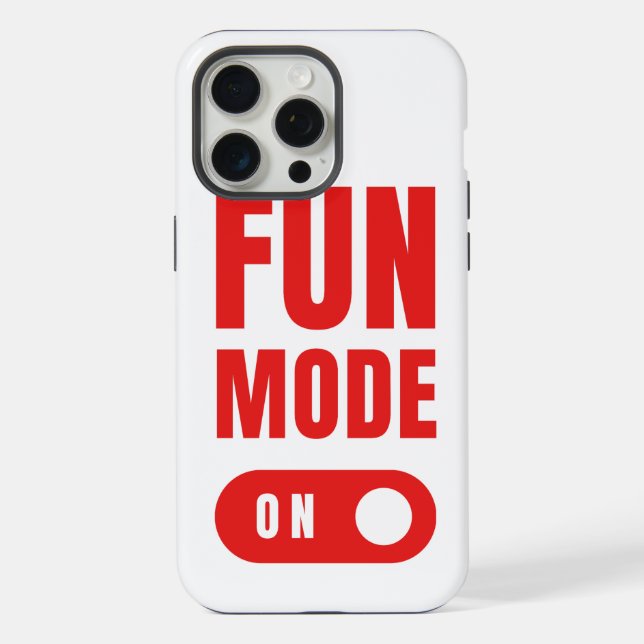 fun mode on iPhone case (Back)