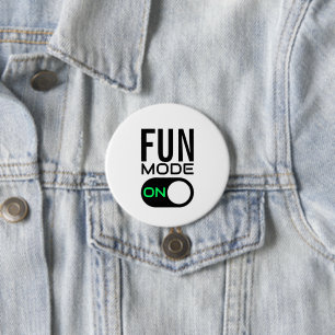 Fun Mode On. Personalise Button