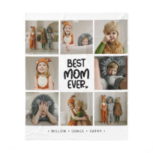 Fun Modern 'BEST MOM EVER' 6 Photo