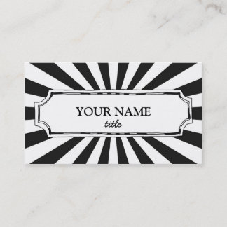 Fun & Modern Business Card