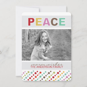 Fun Modern Christmas Photo Cards