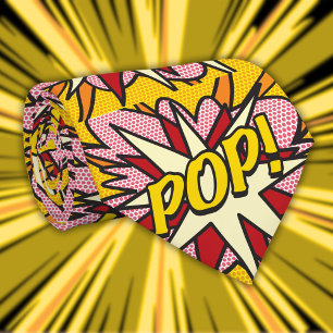 Fun Modern Comic Book Pop Art POP Superhero Tie