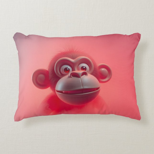 Fun Monkey Decorative Cushion (Front)