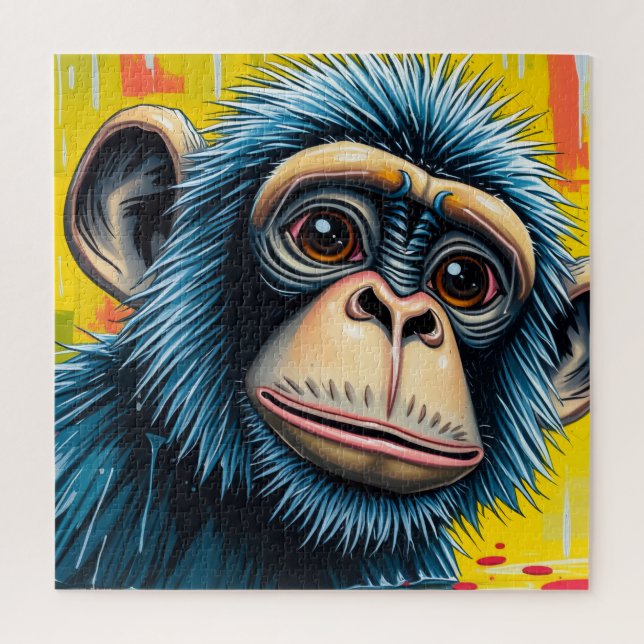 Fun Monkey Jigsaw Puzzle (Vertical)