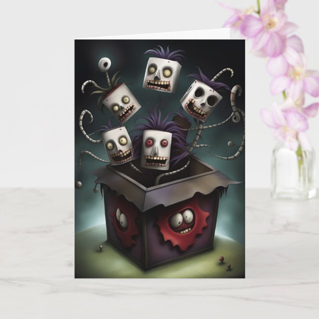 Fun Monsters in a Box Card (Orchid)