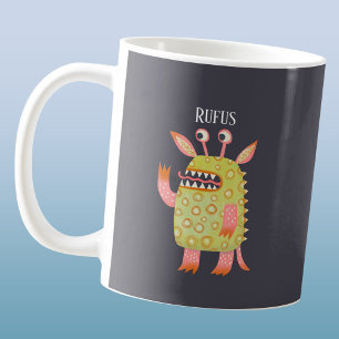 Fun Monsters Personalised Coffee Mug