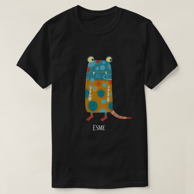 Fun Monsters Personalised T-Shirt (Design Front)