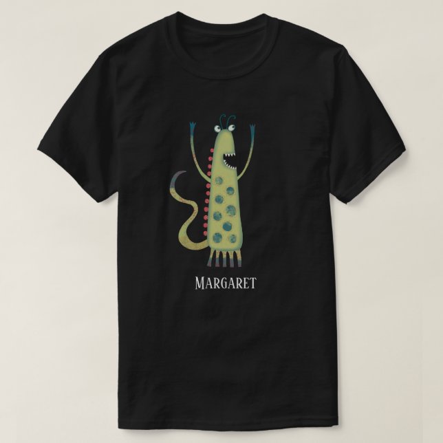 Fun Monsters Personalised T-Shirt (Design Front)