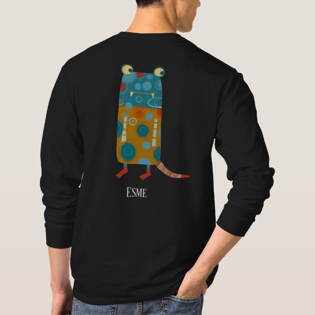 Fun Monsters Personalised T-Shirt (Back)